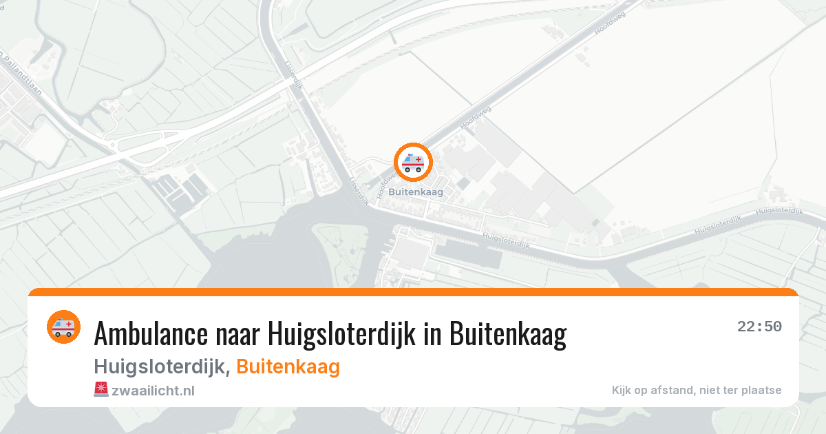 Ambulance naar Huigsloterdijk in Buitenkaag — 15 jun 2026