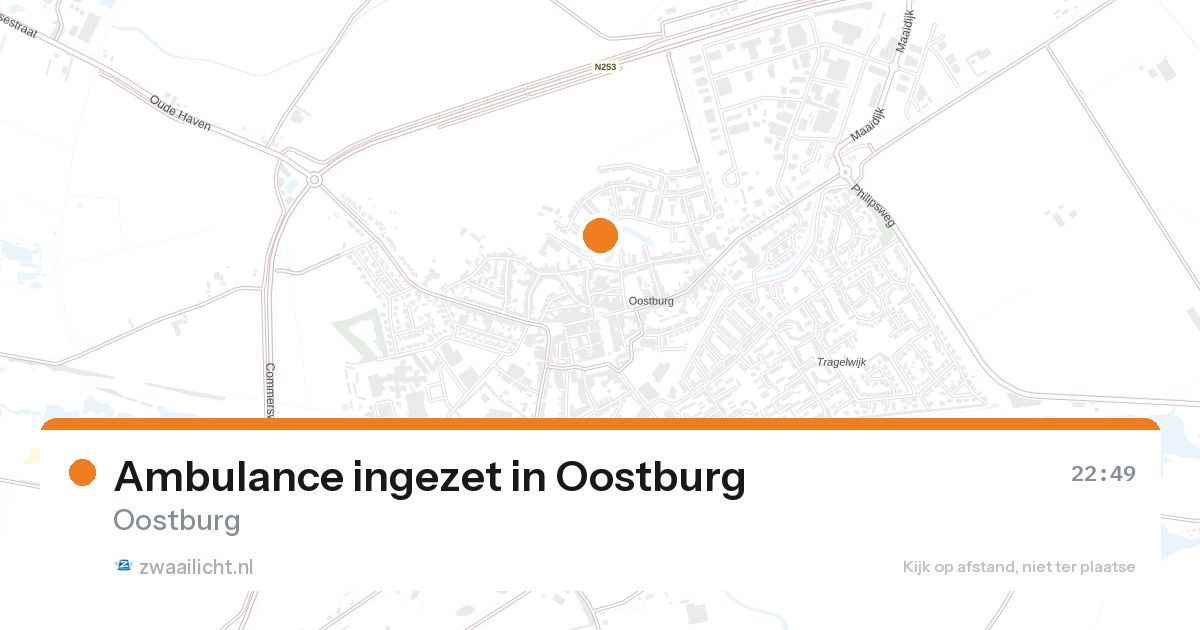 Ambulance ingezet in Oostburg — 31 jan 2026