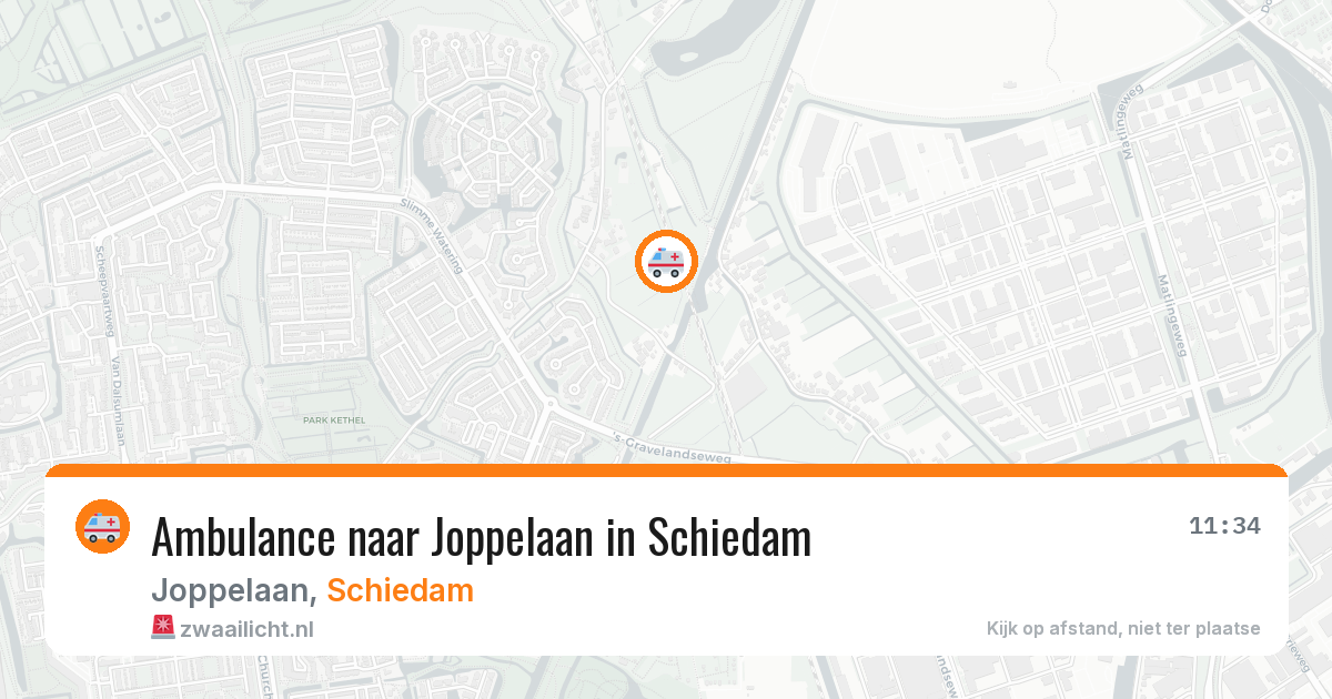Ambulance naar Joppelaan in Schiedam — 30 jan 2026