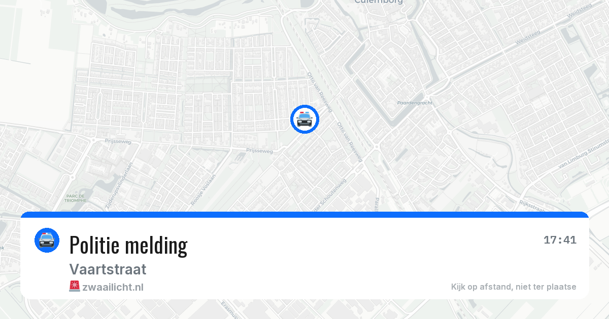 Politie melding — 1 jul 2026