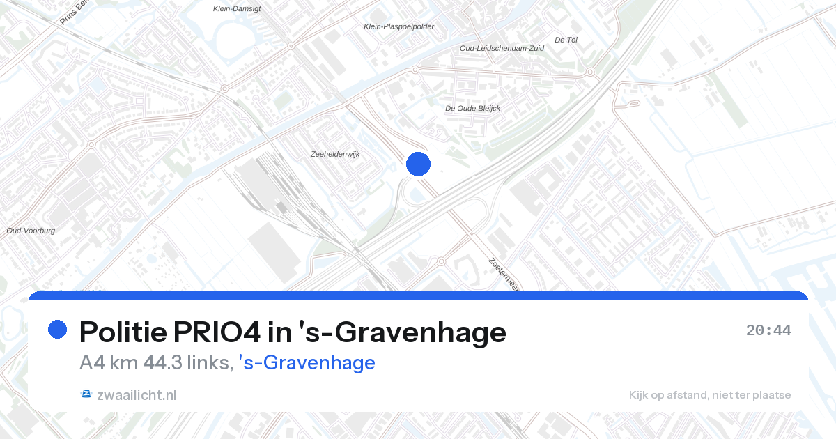 Politie PRIO4 in 's-Gravenhage — 28 aug 2026 | 🚨 Zwaailicht.nl