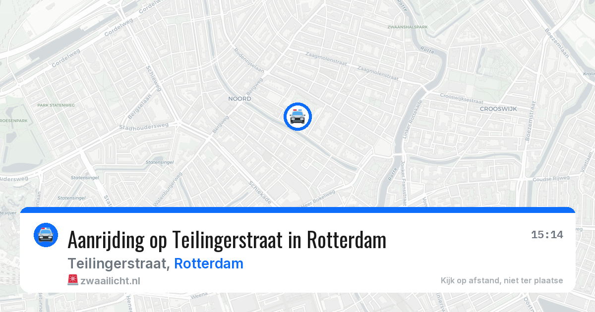 Aanrijding op Teilingerstraat in Rotterdam — 5 jun 2026