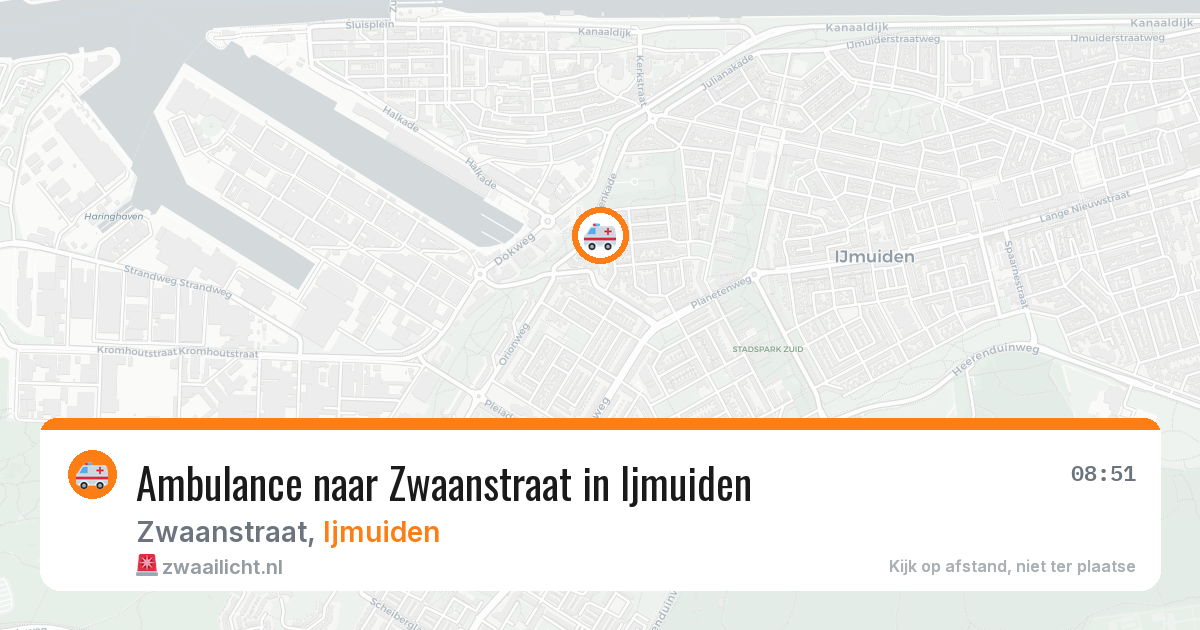 Ambulance naar Zwaanstraat in Ijmuiden — 27 jun 2026