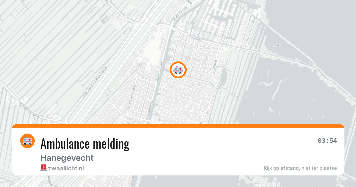 Ambulance melding — 19 jun 2026