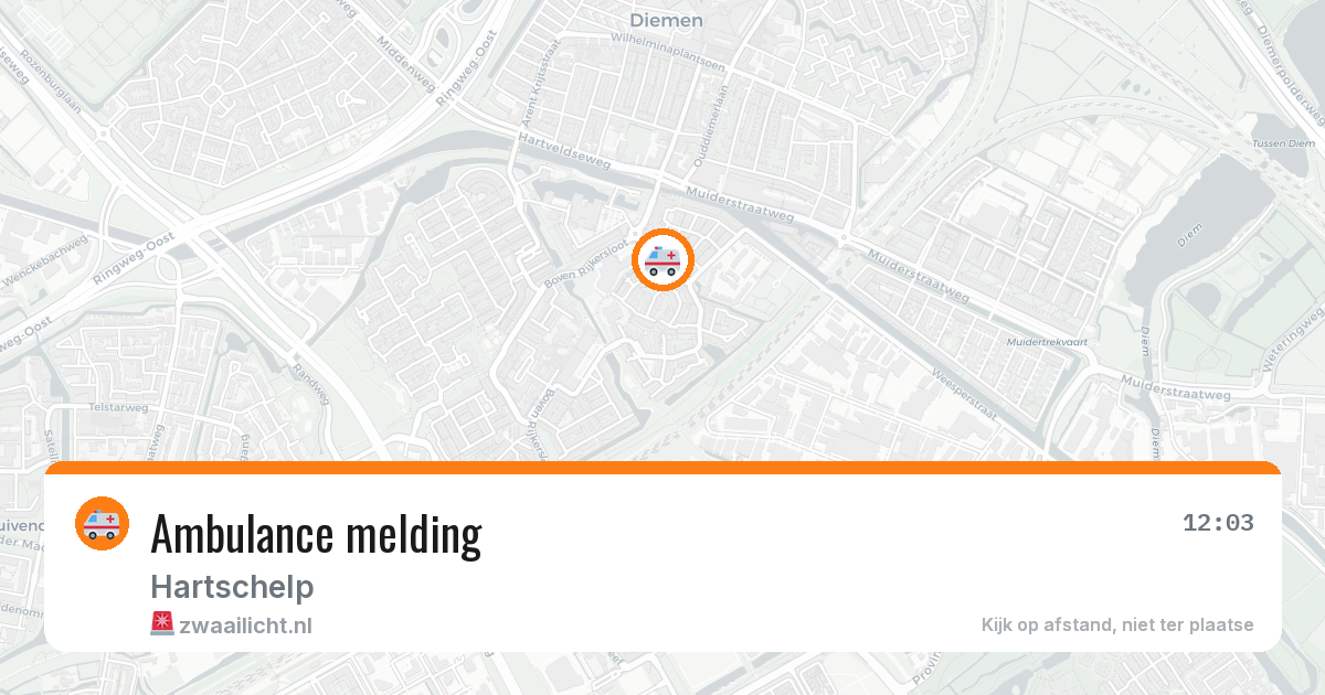 Ambulance melding — 28 jun 2026