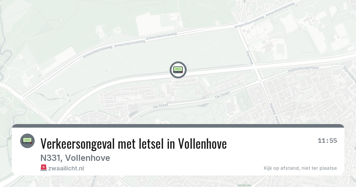 Verkeersongeval met letsel in Vollenhove — 4 jun 2026