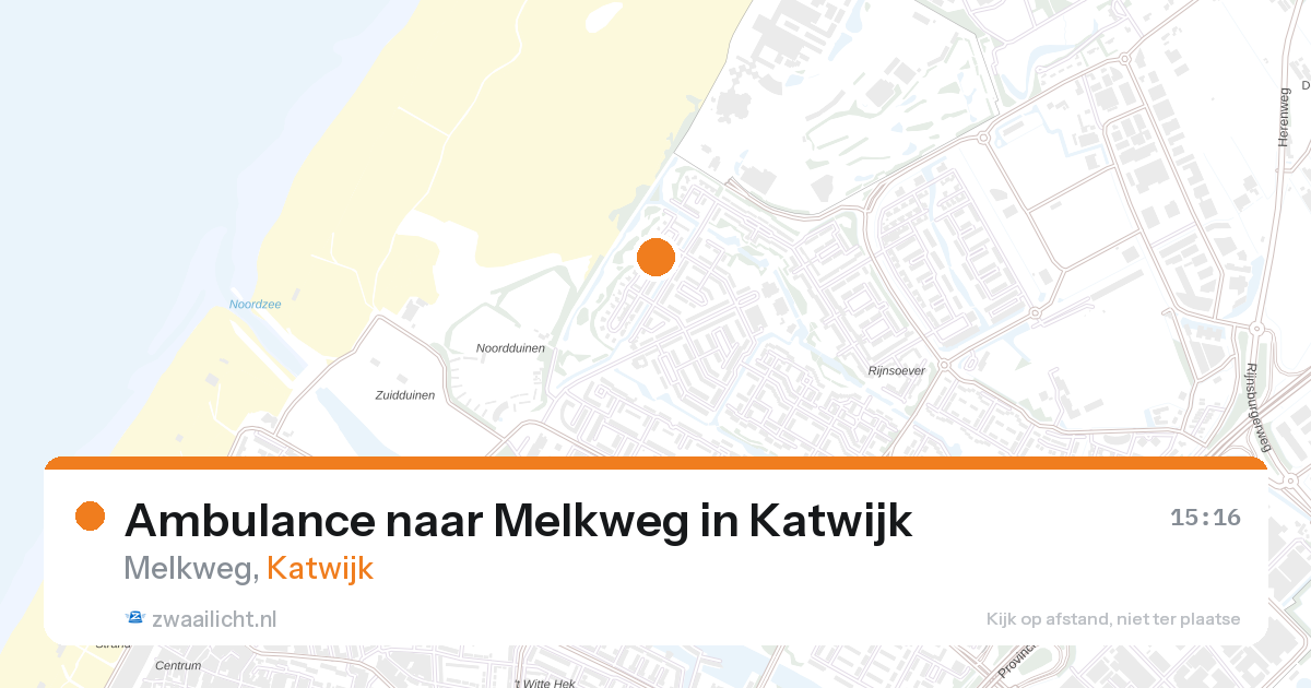 Ambulance naar Melkweg in Katwijk — 6 jun 2026