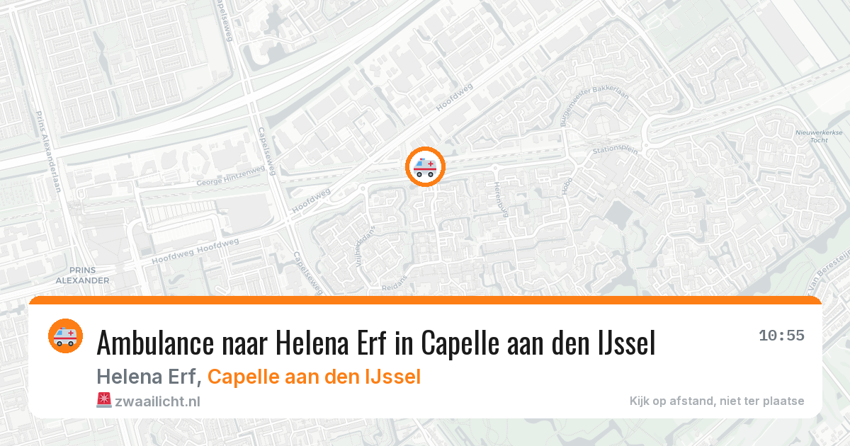 Ambulance naar Helena Erf in Capelle aan den IJssel — 30 jul 2026