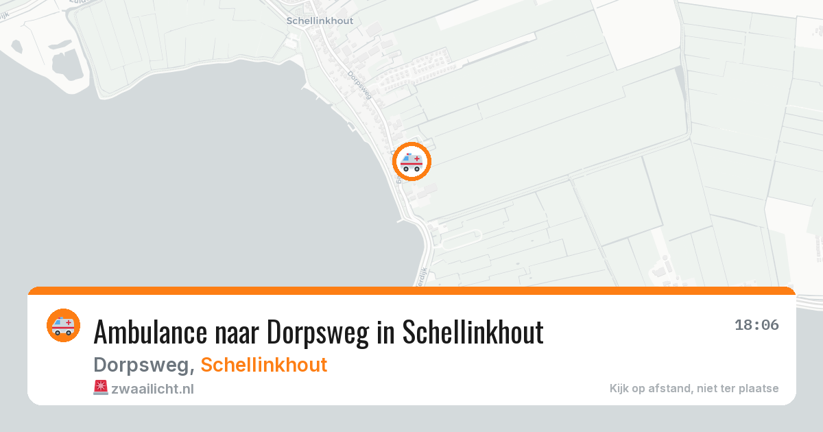 Ambulance naar Dorpsweg in Schellinkhout — 16 feb 2026
