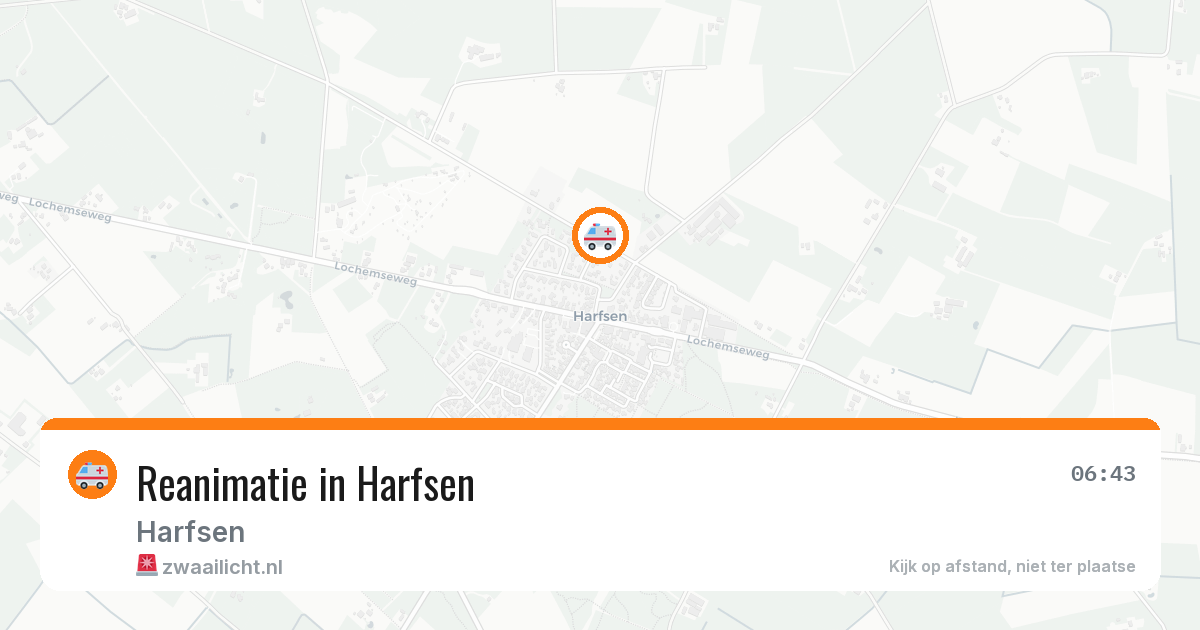 Reanimatie in Harfsen — 1 jul 2026