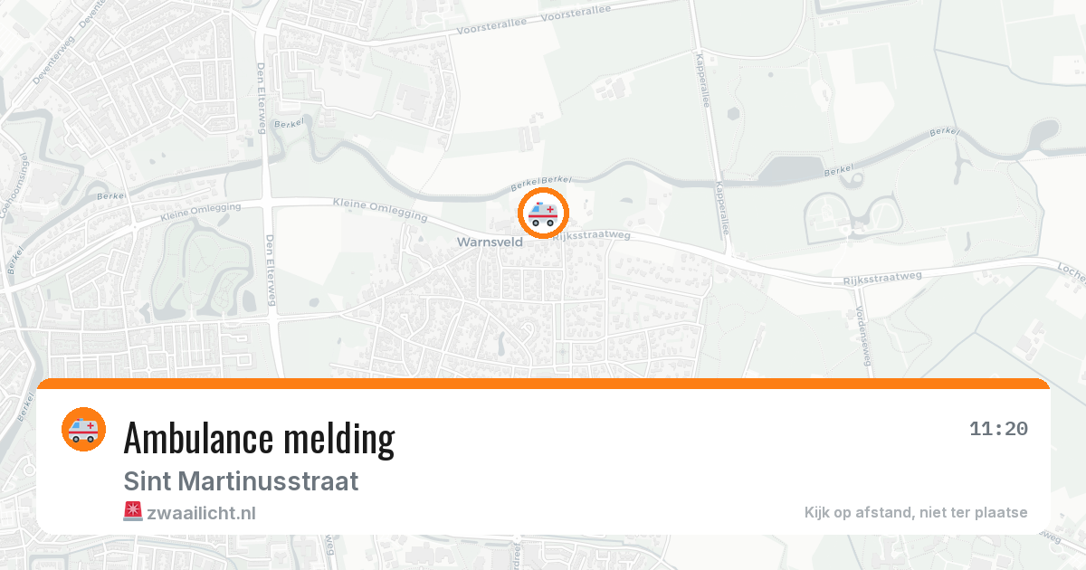Ambulance melding — 8 feb 2026