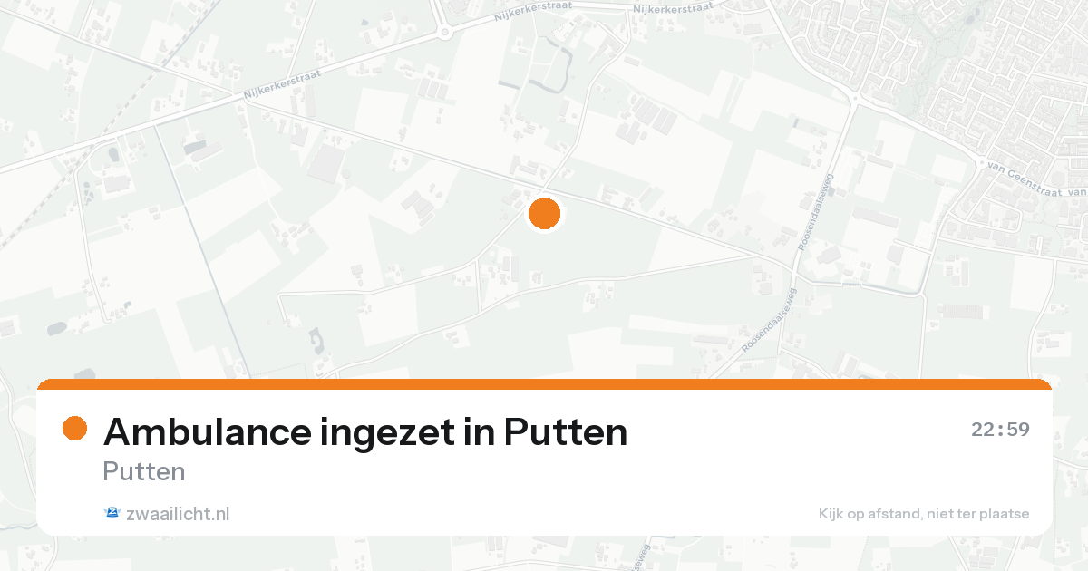 Ambulance ingezet in Putten — 30 jan 2026