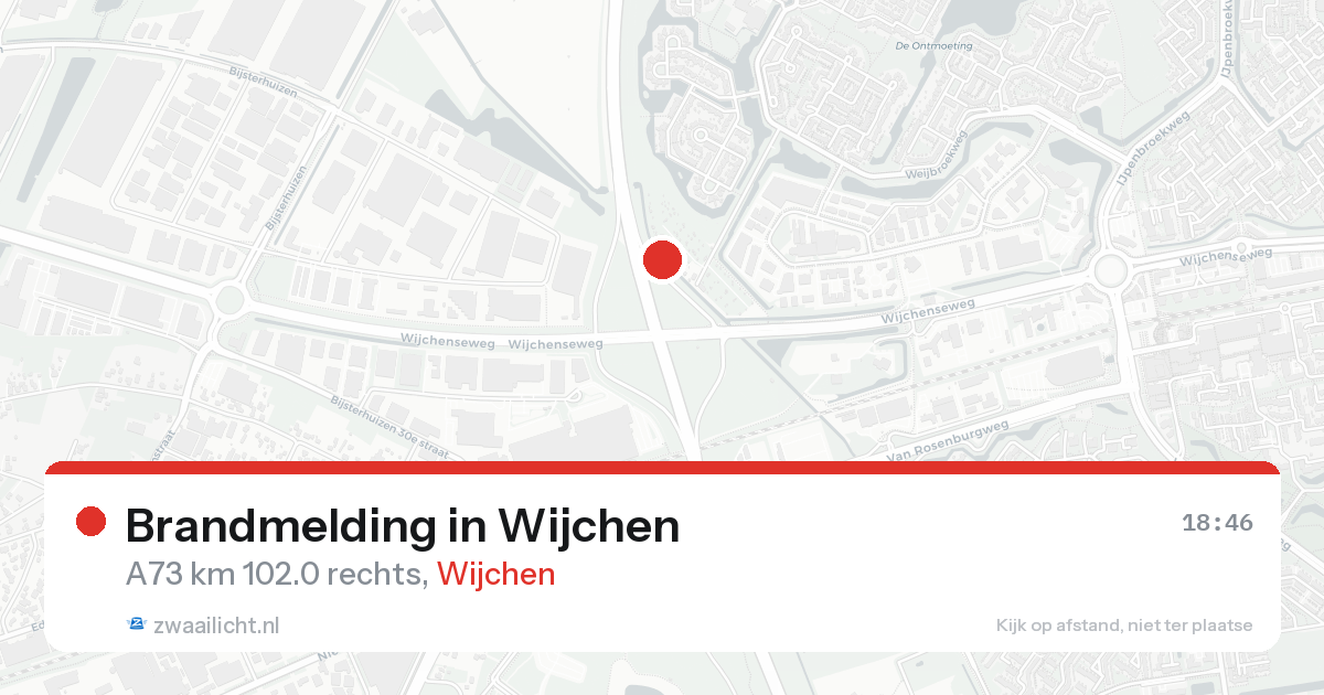 Brandmelding in Wijchen — 16 aug 2026