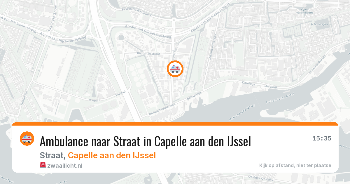 Ambulance naar Straat in Capelle aan den IJssel — 20 jun 2026