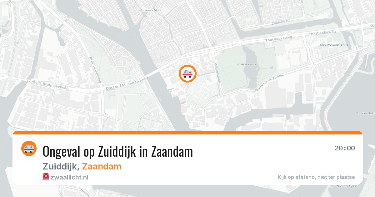 Ongeval op Zuiddijk in Zaandam — 18 jan 2026