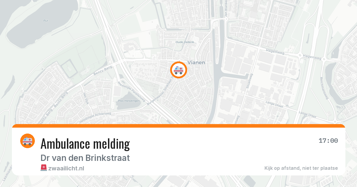 Ambulance melding — 5 mei 2026