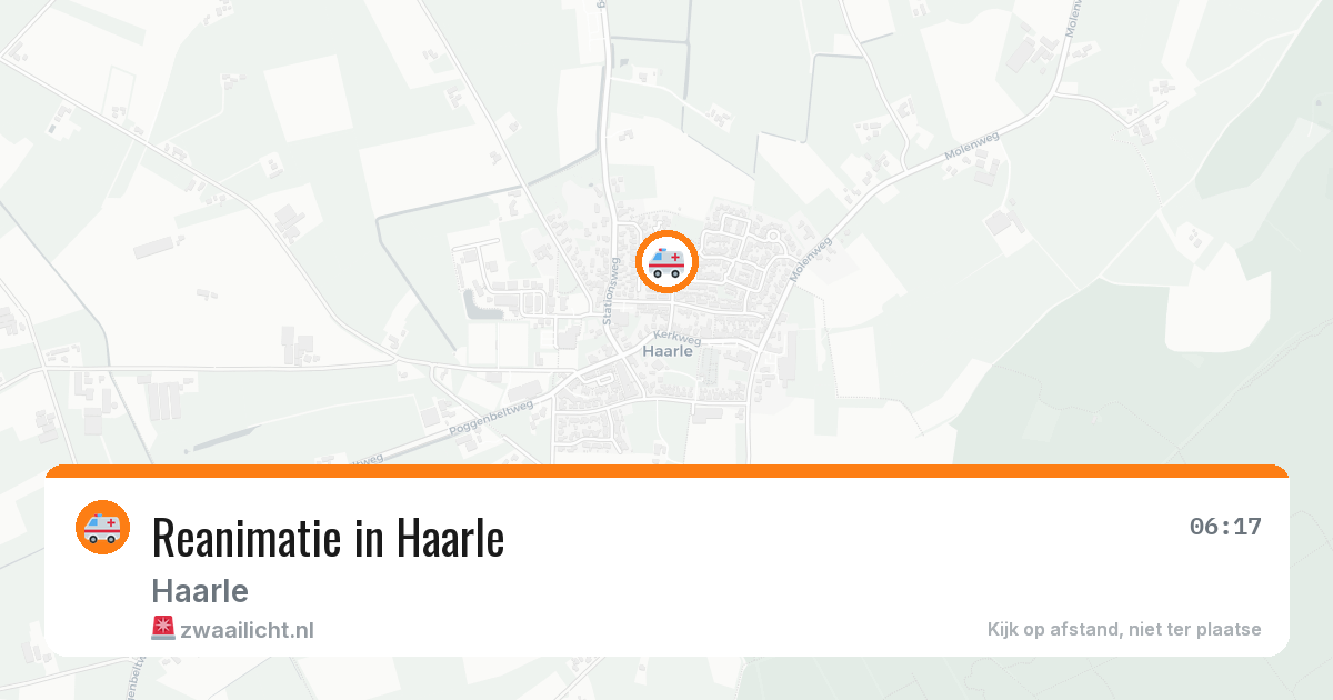 Reanimatie in Haarle — 13 jul 2026