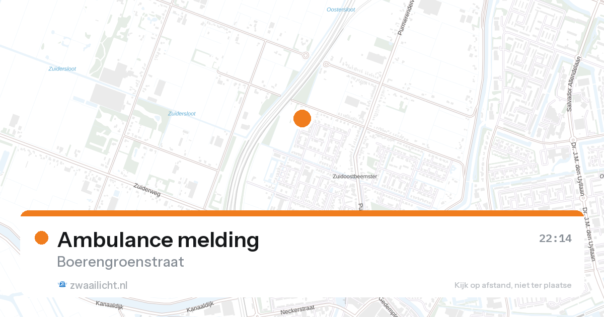 Ambulance melding — 31 jan 2026