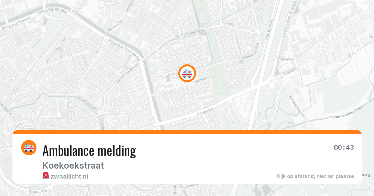 Ambulance melding — 22 jun 2026