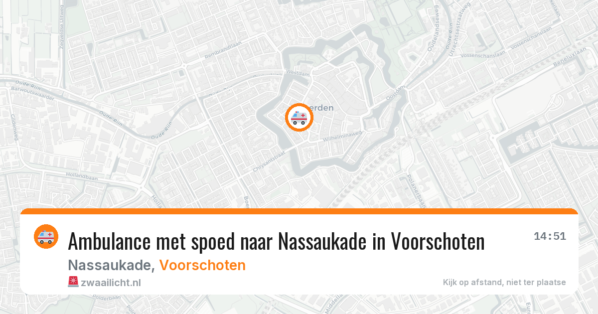 Ambulance met spoed naar Nassaukade in Voorschoten — 27 jan 2026