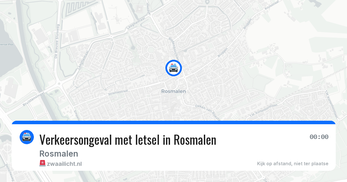 Verkeersongeval met letsel in Rosmalen — 7 aug 2026