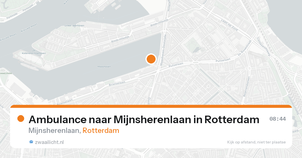 Ambulance naar Mijnsherenlaan in Rotterdam — 29 mei 2026