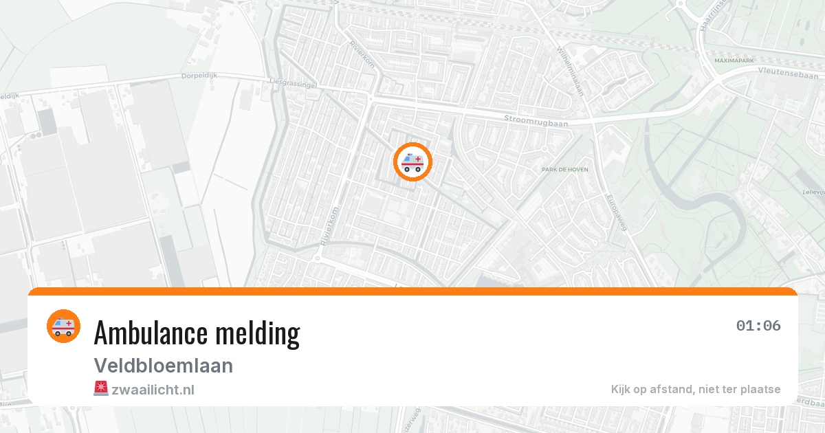 Ambulance melding — 6 jun 2026