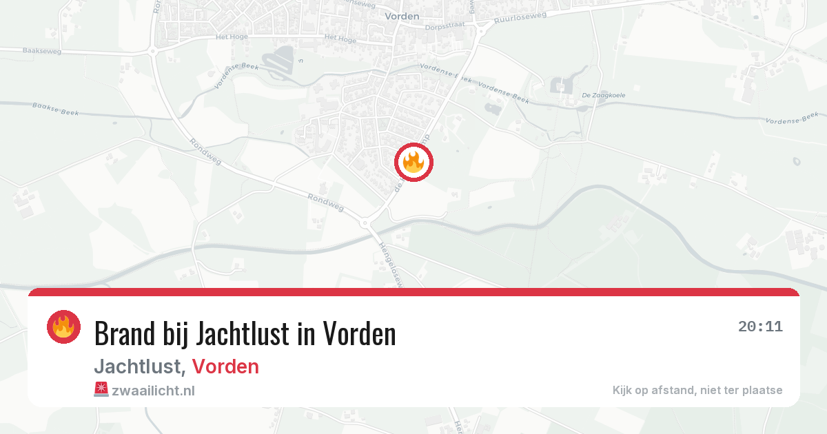 Brand bij Jachtlust in Vorden — 8 mei 2026