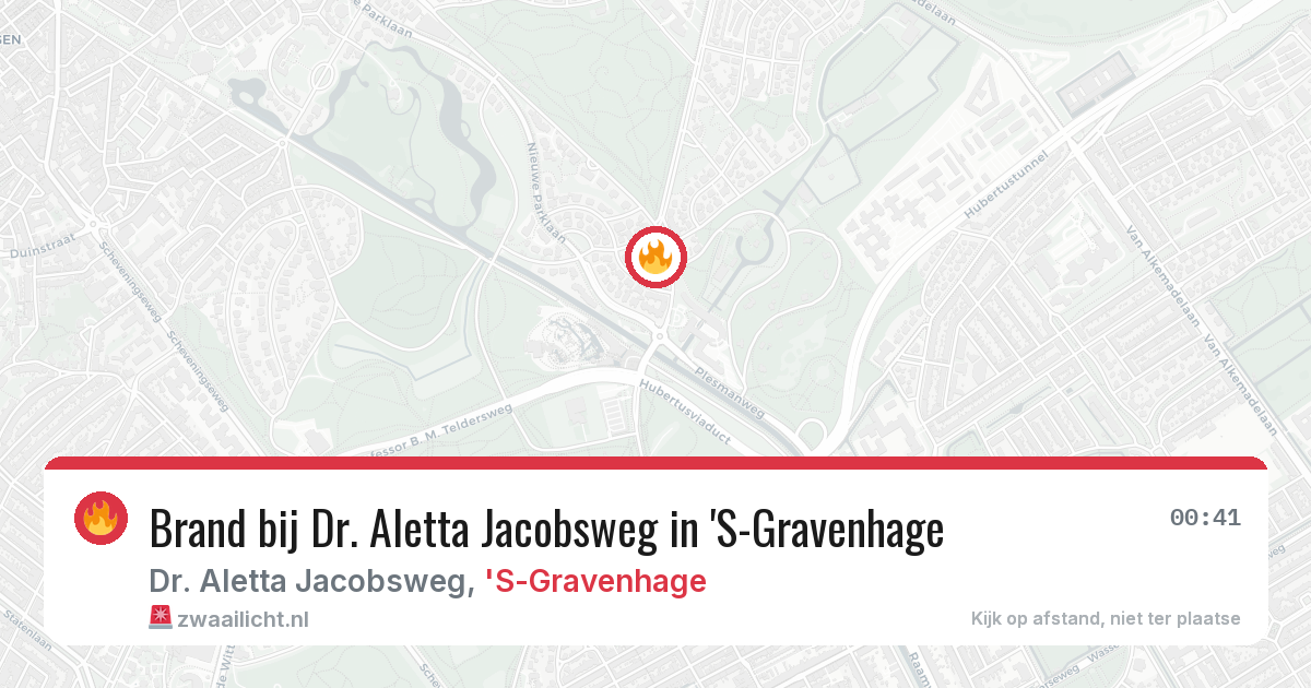 Brand bij Dr. Aletta Jacobsweg in 'S-Gravenhage — 4 jun 2026