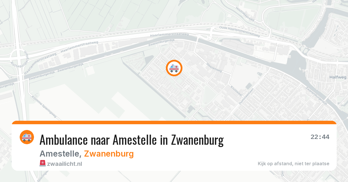 Ambulance naar Amestelle in Zwanenburg — 12 feb 2026