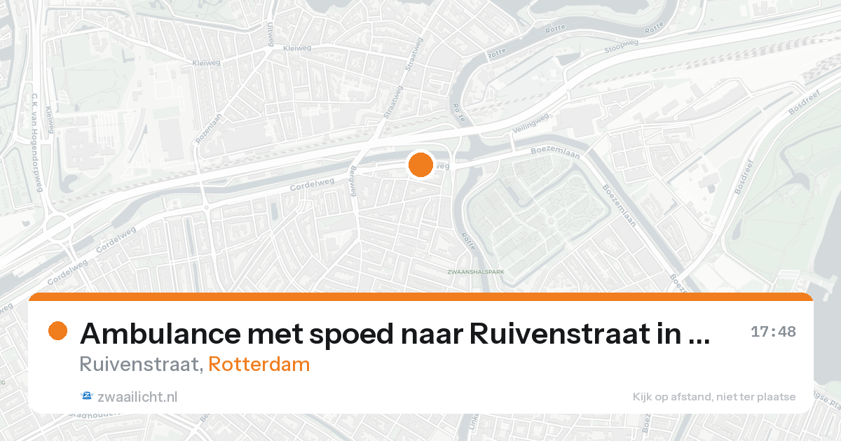 Ambulance met spoed naar Ruivenstraat in Rotterdam — 31 jan 2026