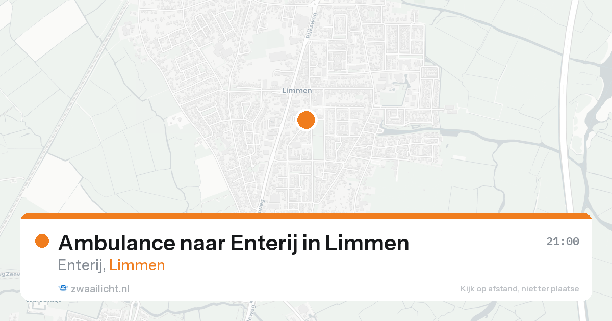 Ambulance naar Enterij in Limmen — 12 aug 2026