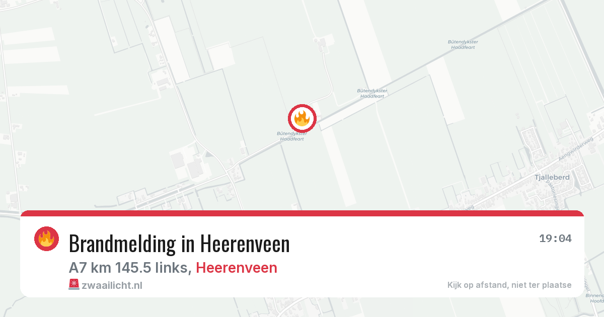 Brandmelding in Heerenveen — 2 aug 2026