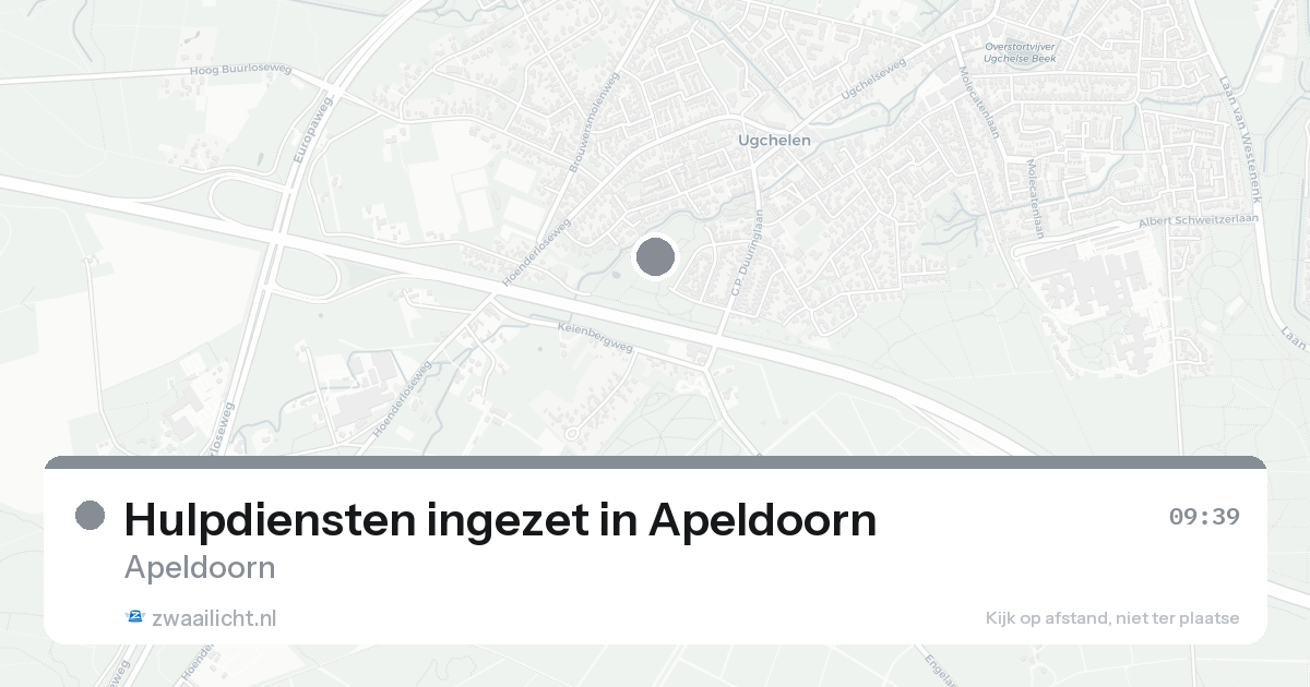 Hulpdiensten ingezet in Apeldoorn — 8 feb 2026 | 🚨 Zwaailicht.nl