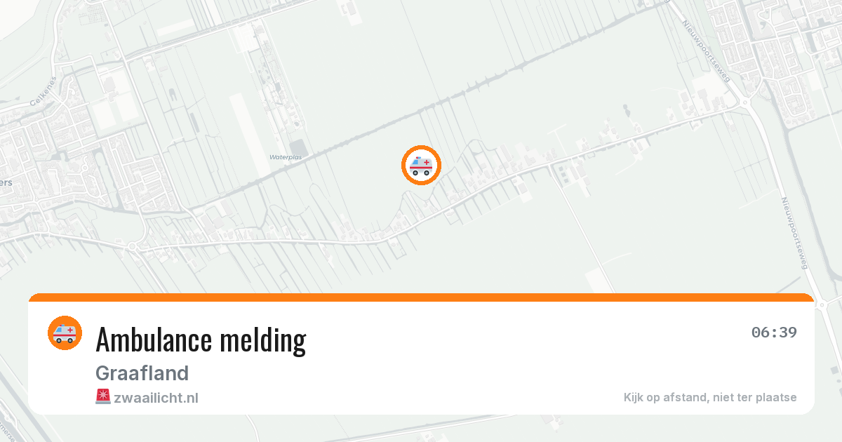 Ambulance melding — 18 jun 2026