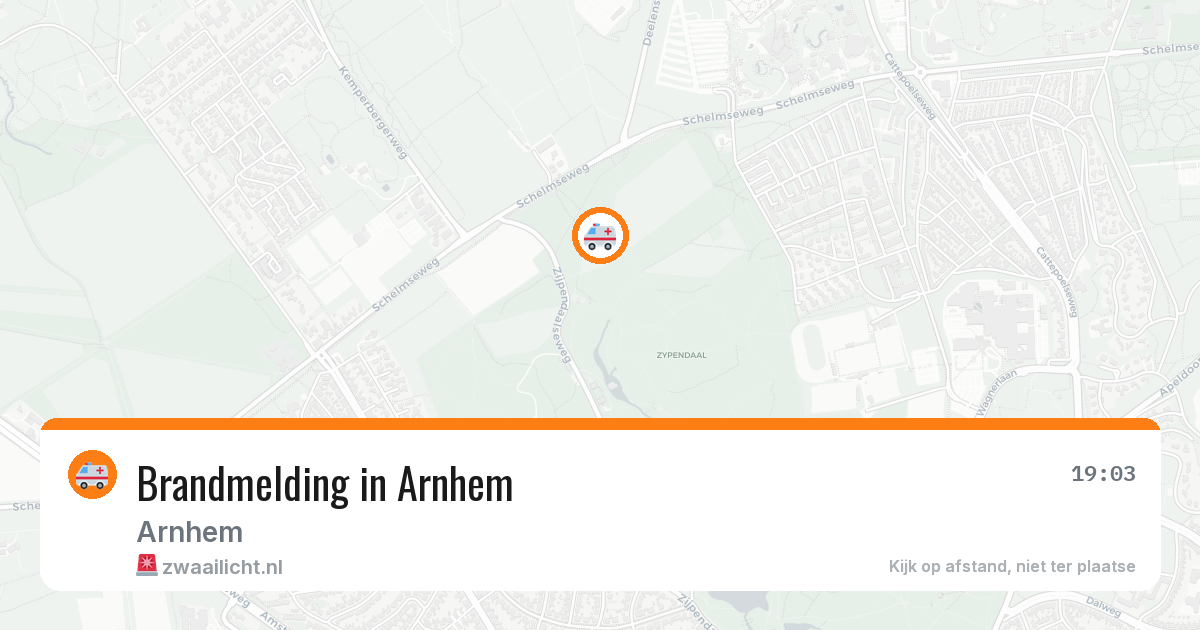 Brandmelding in Arnhem — 12 aug 2026