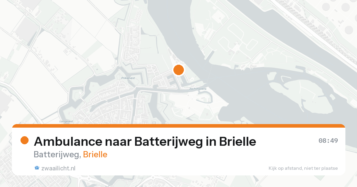 Ambulance naar Batterijweg in Brielle — 31 jan 2026