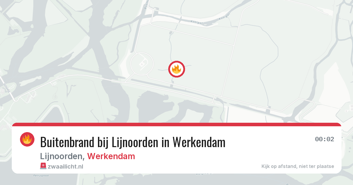 Buitenbrand bij Lijnoorden in Werkendam — 11 apr 2026