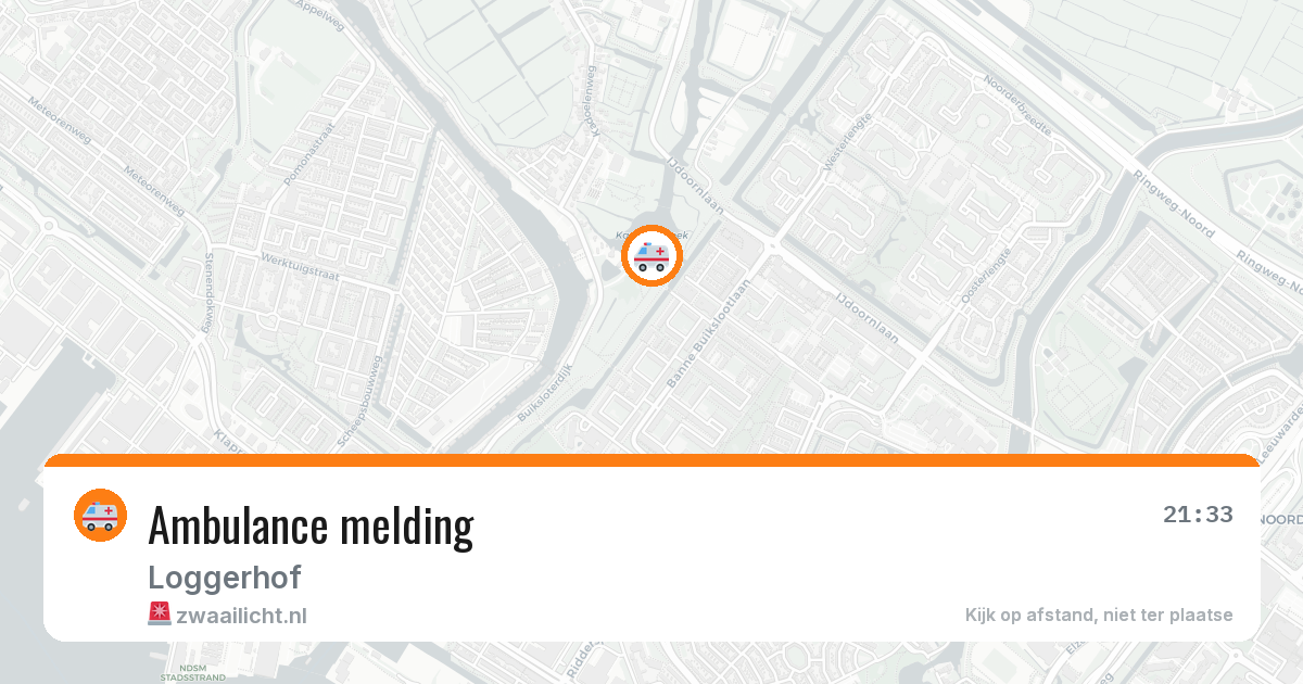 Ambulance melding — 13 apr 2026