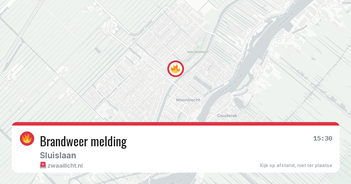 Brandweer melding — 10 apr 2026