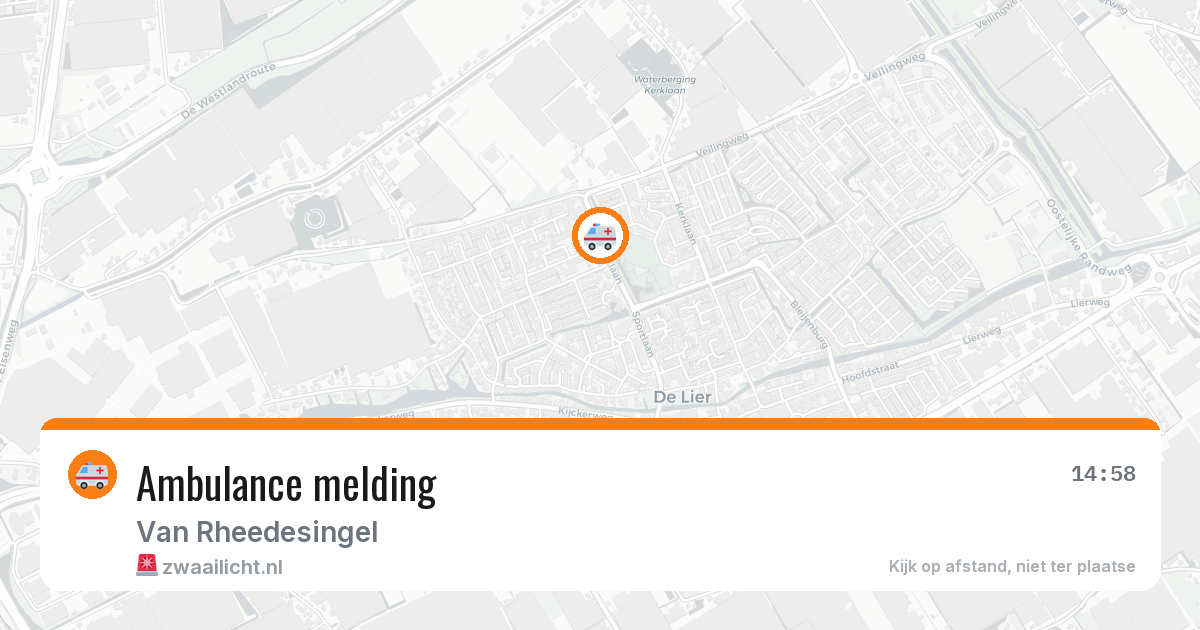 Ambulance melding — 23 mei 2026