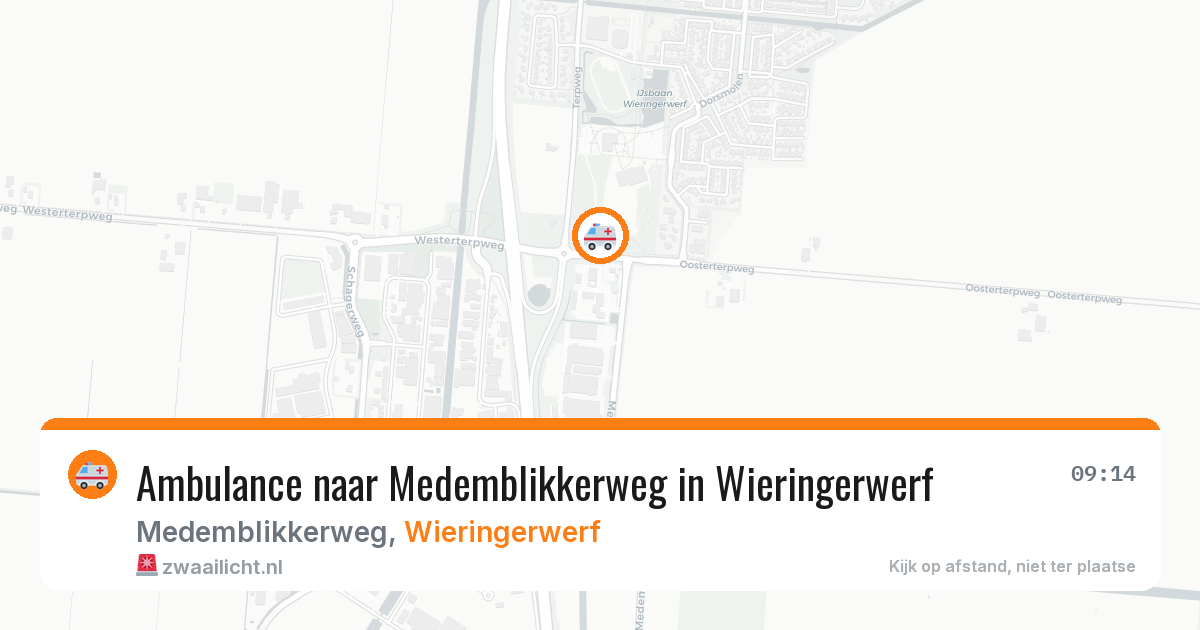 Ambulance naar Medemblikkerweg in Wieringerwerf — 2 apr 2026