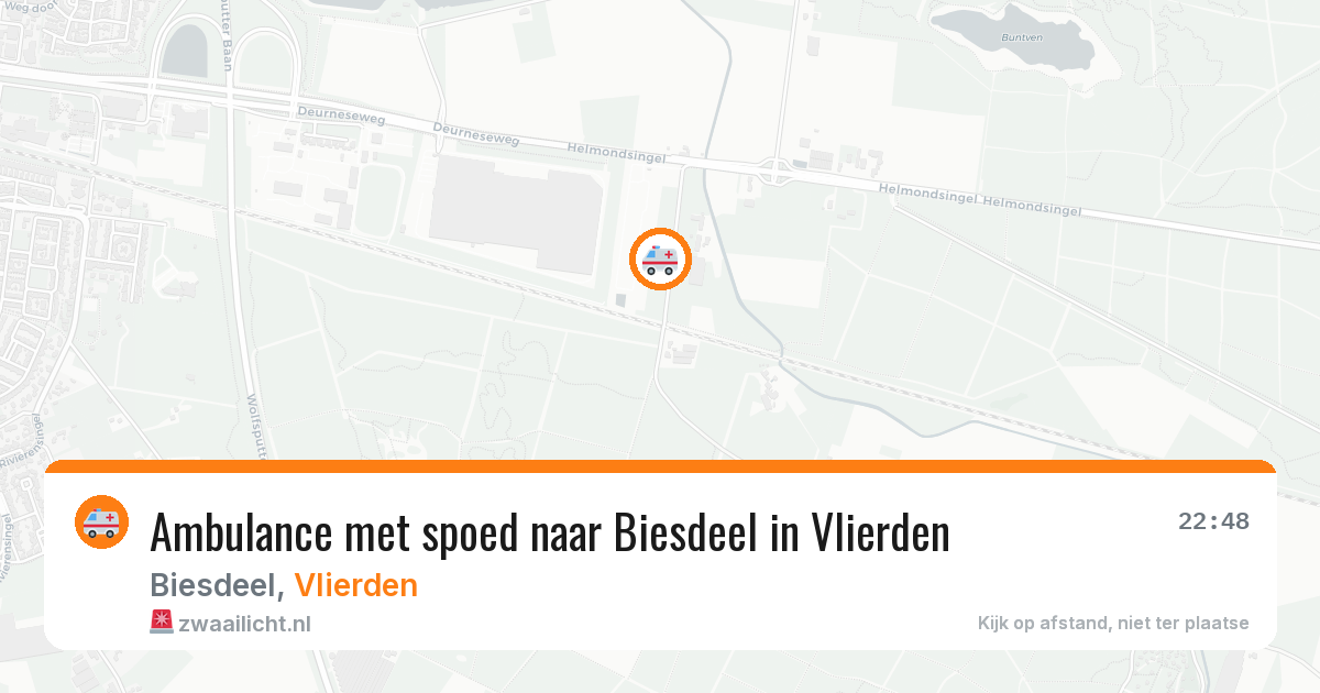 Ambulance met spoed naar Biesdeel in Vlierden — 28 jan 2026