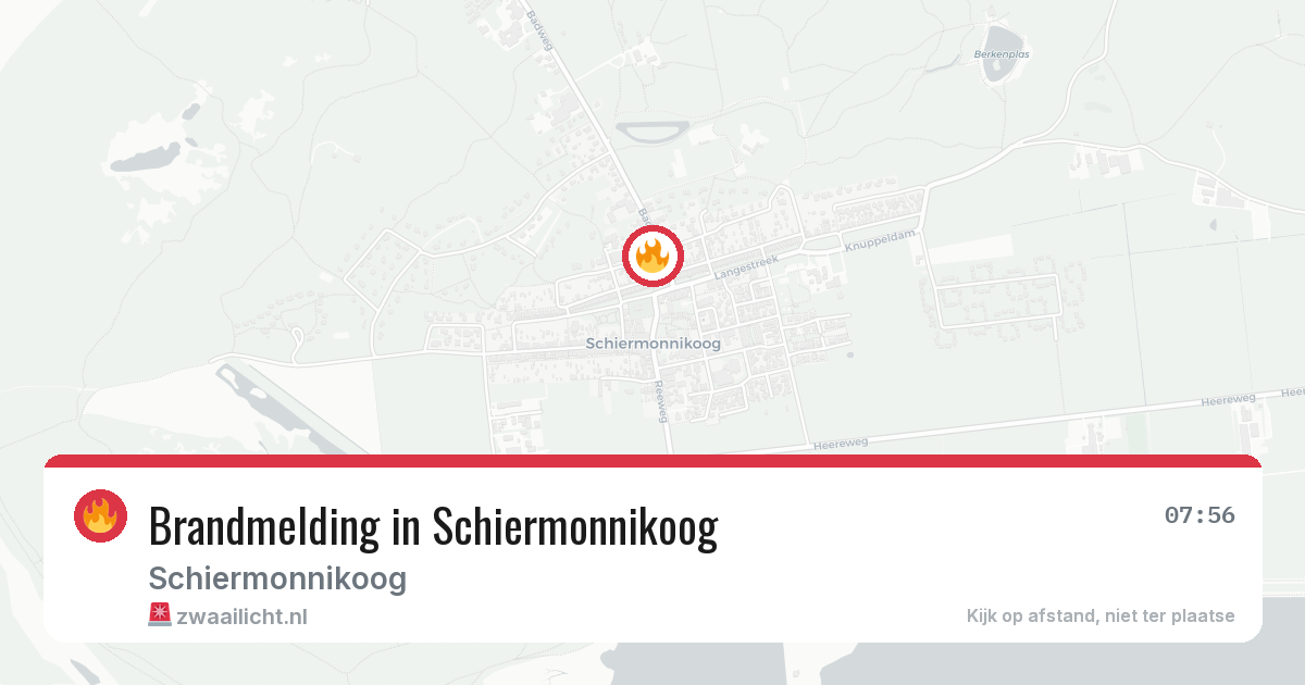 Brandmelding in Schiermonnikoog — 6 mrt 2026