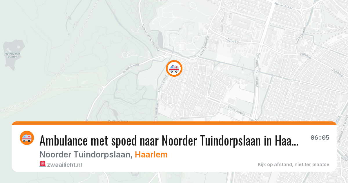 Ambulance met spoed naar Noorder Tuindorpslaan in Haarlem — 30 mrt 2026