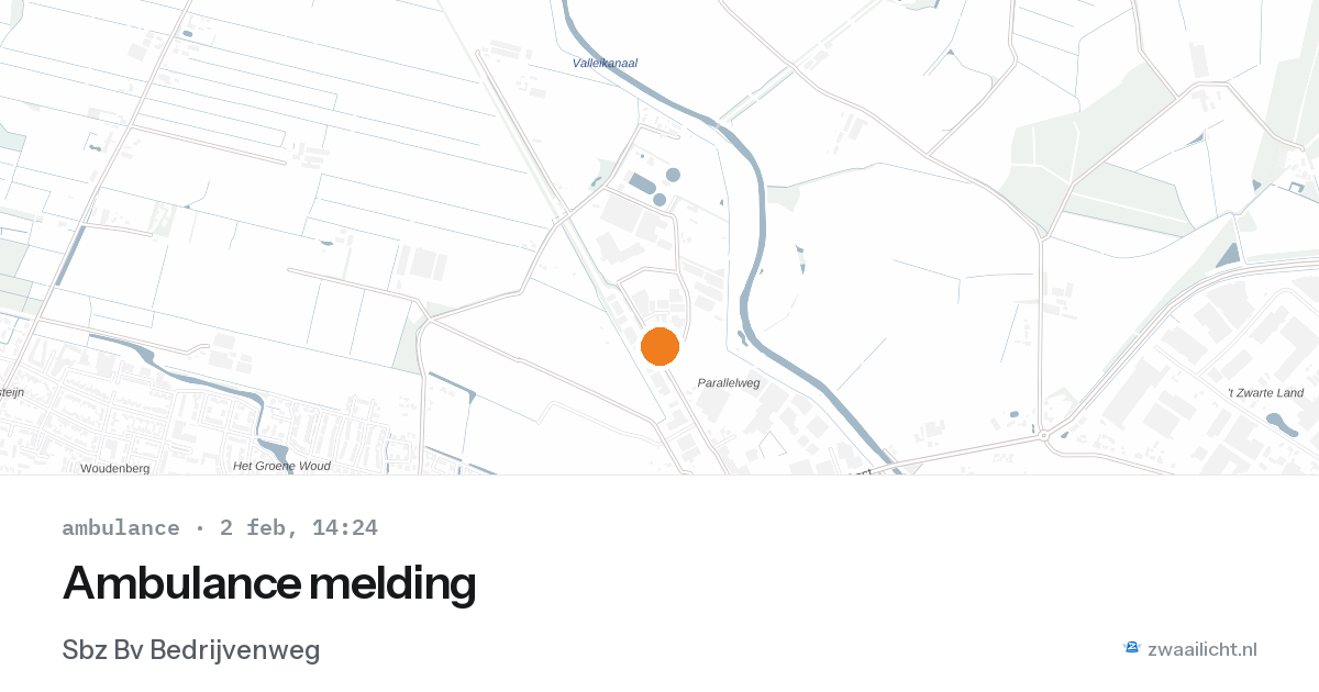 Ambulance melding — 2 feb 2026