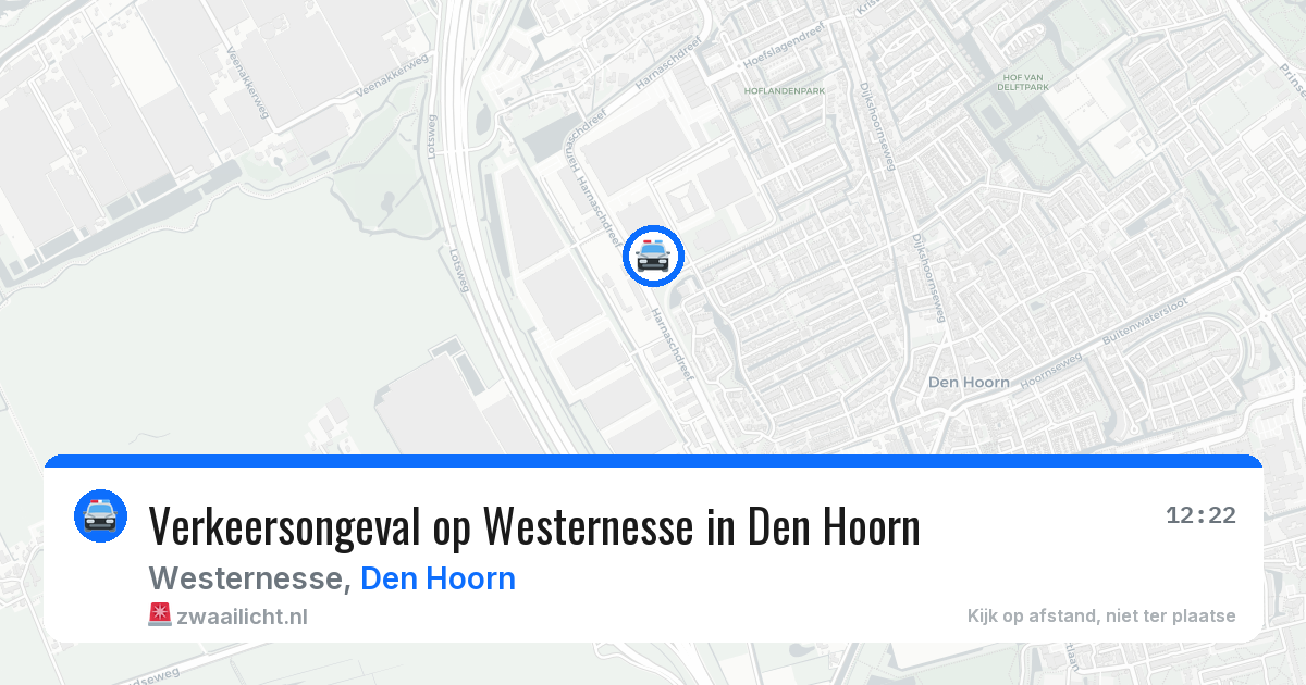 Verkeersongeval op Westernesse in Den Hoorn — 1 jun 2026
