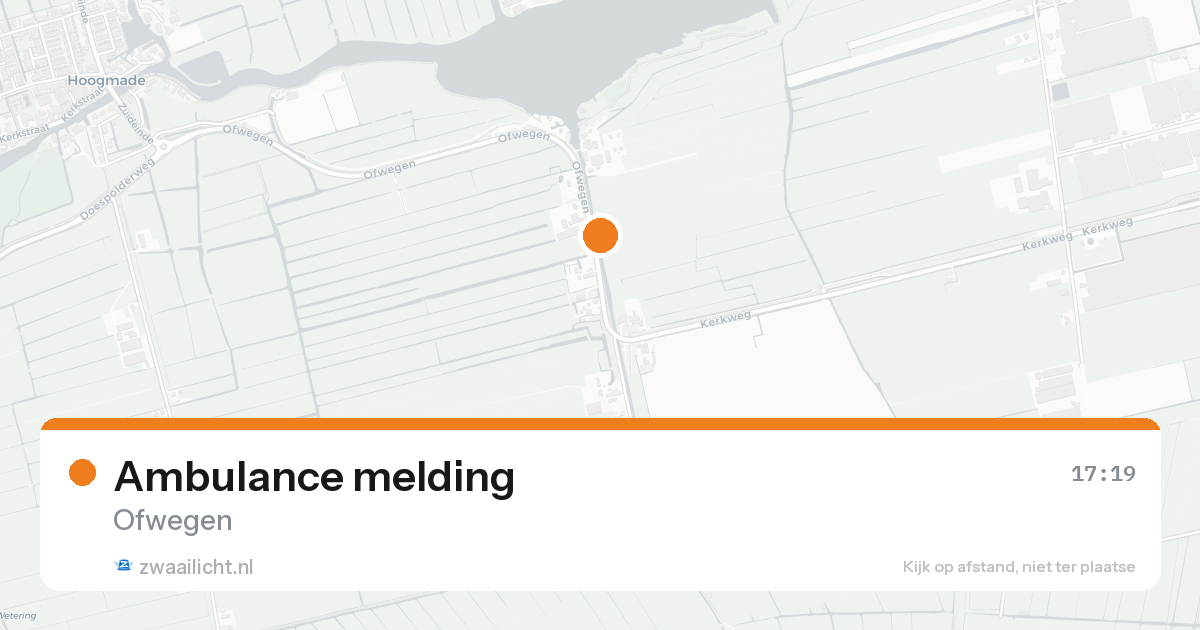 Ambulance melding — 30 jan 2026