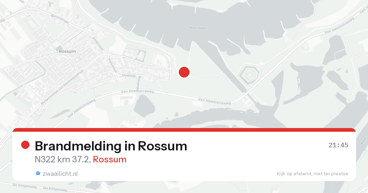 Brandmelding in Rossum — 21 aug 2026