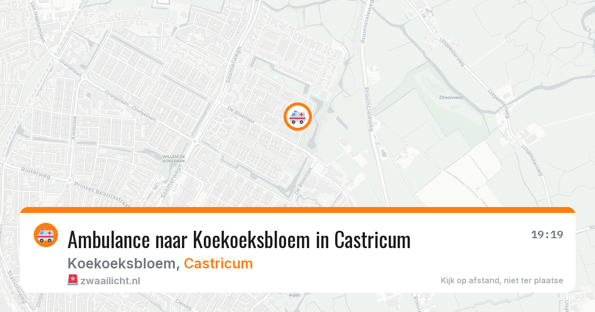 Ambulance naar Koekoeksbloem in Castricum — 5 jun 2026